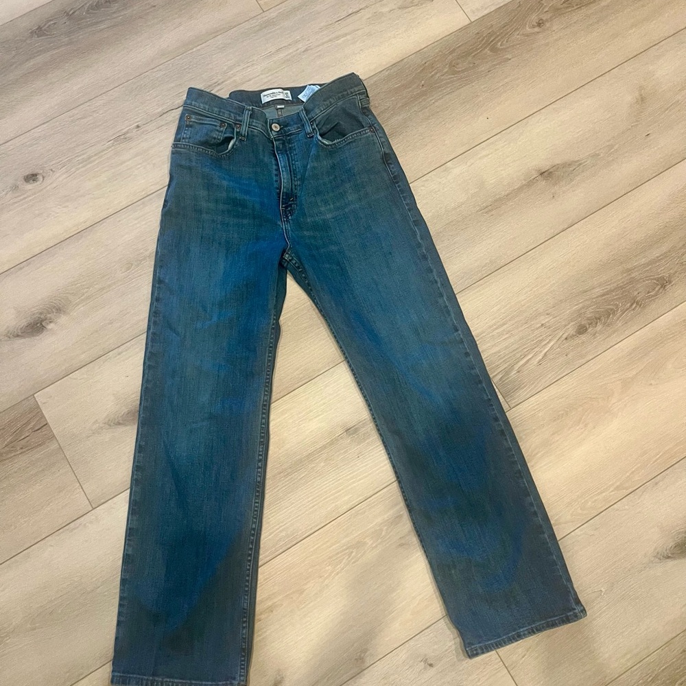 Abercrombie & Fitch Blue Straight Jeans